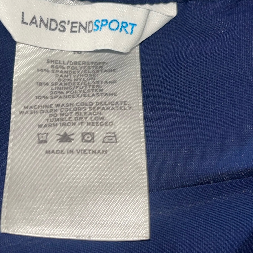 Land’s End Sport swim top & bottoms. Size 16 GUC - Picture 11 of 11